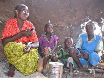 Veronica Ero in her house